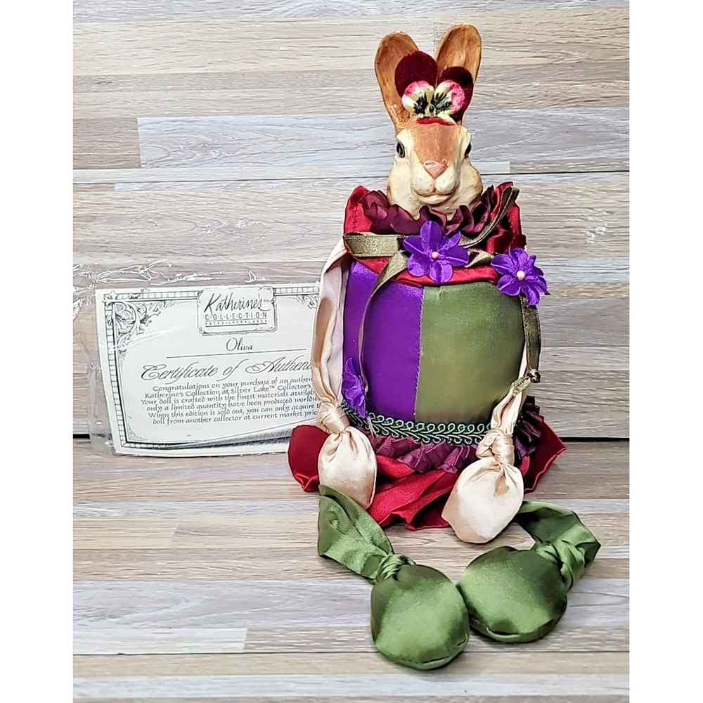 Katherine's Collection Oliva Fairy Doll Bunny Rabbit 14" Doll Wayne Kleski NIB
